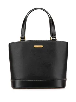 Burberry Pre-Owned: Чёрная сумка-шоппер 