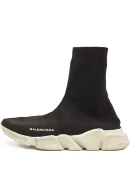 Balenciaga Pre-Owned: Чёрные кроссовки 