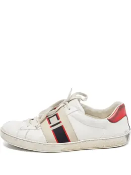 Gucci Pre-Owned: Белые кроссовки 