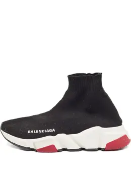 Balenciaga Pre-Owned: Чёрные кроссовки 