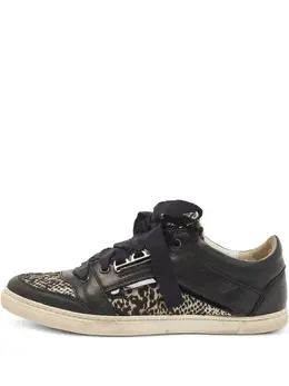 Lanvin Pre-Owned: Чёрные кроссовки 