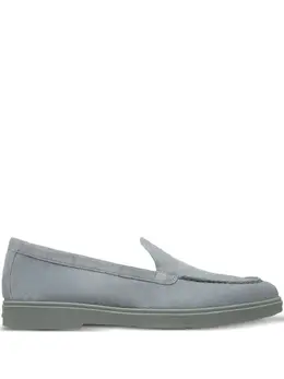 Santoni: Голубые лоферы 