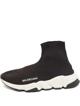 Balenciaga Pre-Owned: Чёрные кроссовки 
