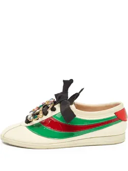 Gucci Pre-Owned: Белые кроссовки 