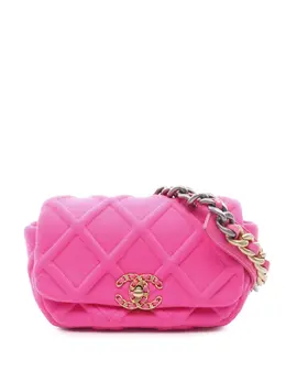 CHANEL Pre-Owned: Розовая сумка 