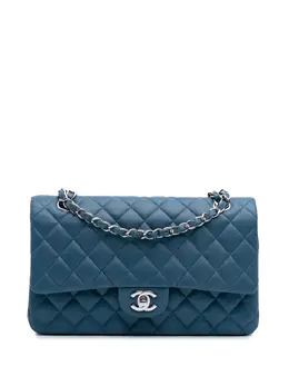 CHANEL Pre-Owned: Голубая сумка 