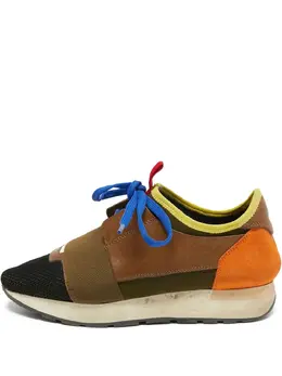 Balenciaga Pre-Owned: Коричневые кроссовки 