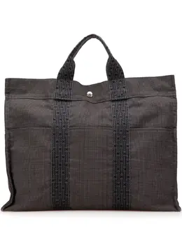 Hermès Pre-Owned: Серая сумка-шоппер 
