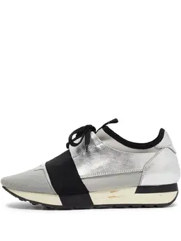 Balenciaga Pre-Owned: Светлые кроссовки 