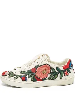 Gucci Pre-Owned: Белые кроссовки 