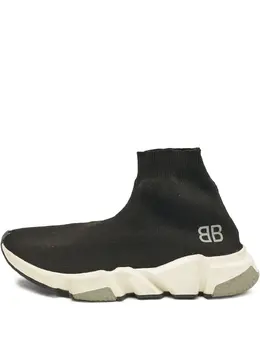 Balenciaga Pre-Owned: Чёрные кроссовки 