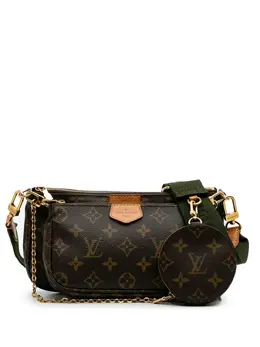 Louis Vuitton Pre-Owned: Коричневая сумка 