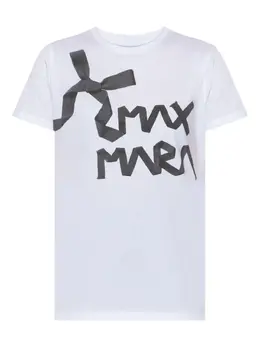 Max Mara: Футболка с принтом 
