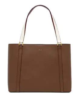 Bally: Коричневая сумка-шоппер 