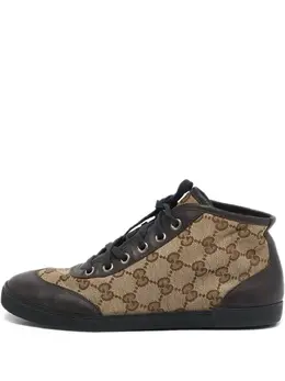 Gucci Pre-Owned: Бежевые кроссовки 