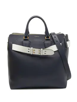 Burberry Pre-Owned: Синяя сумка-шоппер 