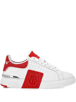 Philipp Plein: Белые кроссовки 