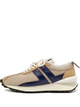 Lanvin Pre-Owned: Бежевые кроссовки 