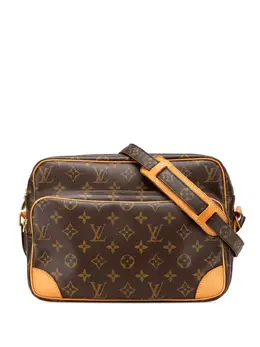 Louis Vuitton Pre-Owned: Коричневая сумка через плечо 