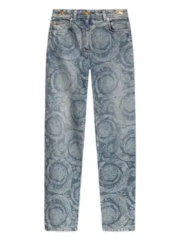 Versace: Светлые джинсы  Baroque
