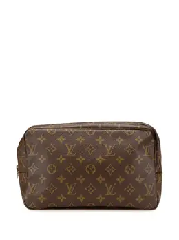 Louis Vuitton Pre-Owned: Коричневый клатч 