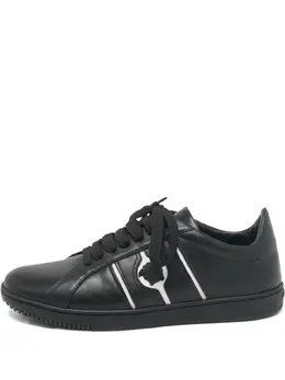 Versace Pre-Owned: Чёрные кроссовки 