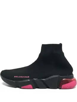 Balenciaga Pre-Owned: Чёрные кроссовки 