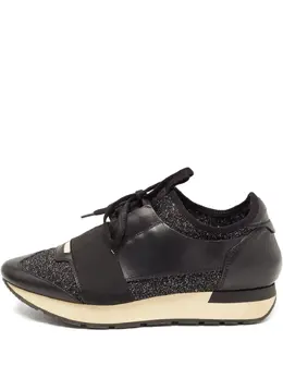 Balenciaga Pre-Owned: Чёрные кроссовки 