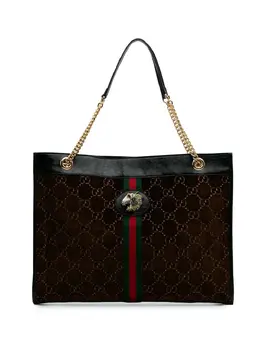 Gucci Pre-Owned: Коричневая сумка-шоппер 