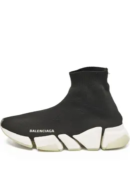 Balenciaga Pre-Owned: Чёрные кроссовки 