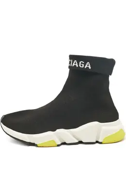 Balenciaga Pre-Owned: Чёрные кроссовки 