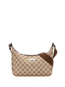 Gucci Pre-Owned: Коричневая сумка через плечо 