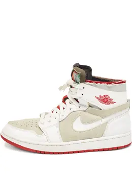 Jordan: Белые кроссовки  Air Jordan 1 Zoom