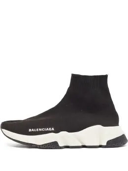 Balenciaga Pre-Owned: Чёрные кроссовки 