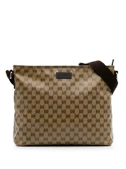 Gucci Pre-Owned: Коричневая сумка через плечо 