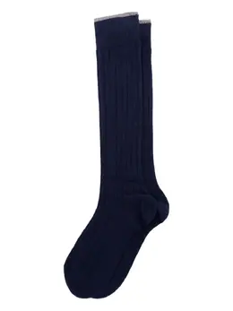 Brunello Cucinelli: Синие носки 