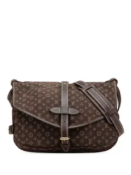Louis Vuitton Pre-Owned: Коричневая сумка через плечо 