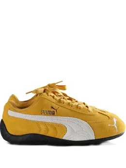 PUMA: Жёлтые кроссовки  Speedcat
