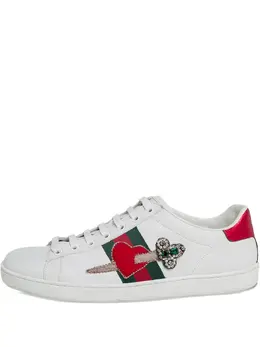 Gucci Pre-Owned: Белые кроссовки 