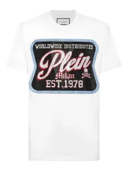 Philipp Plein: Белая футболка 