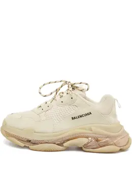 Balenciaga Pre-Owned: Светлые кроссовки 