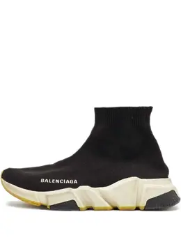 Balenciaga Pre-Owned: Чёрные кроссовки 