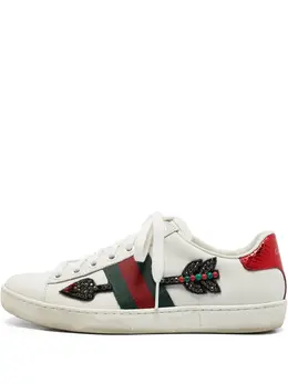 Gucci Pre-Owned: Белые кроссовки 