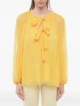 Chloé: Жёлтая блуза 