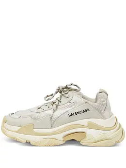 Balenciaga Pre-Owned: Светлые кроссовки 