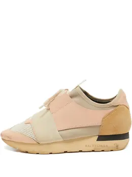 Balenciaga Pre-Owned: Светлые кроссовки 