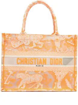 Christian Dior Pre-Owned: Оранжевая сумка-шоппер 