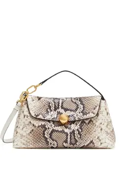 Furla: Бежевая сумка 