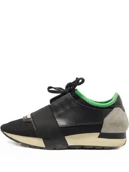 Balenciaga Pre-Owned: Чёрные кроссовки 