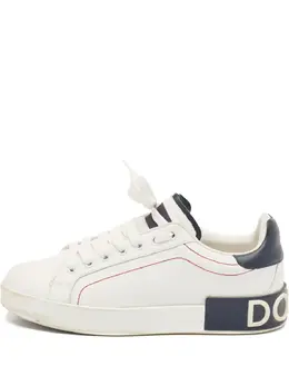 Dolce & Gabbana Pre-Owned: Белые кроссовки 